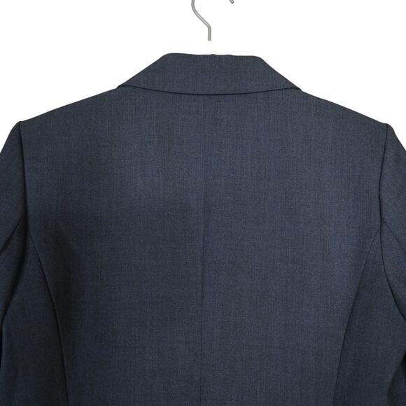 Calvin Klein Women's 10 Dark Gray One Button Front Lined Blazer - Picture 4 of 10